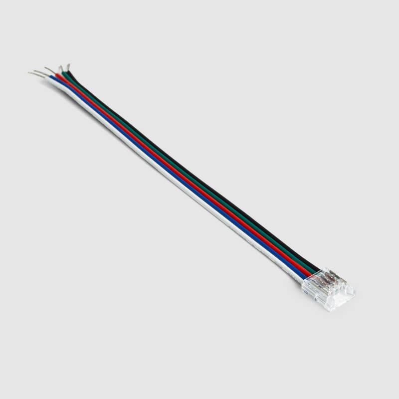 Conector para Tira LED 24V RGBW SMD Ancho 10mm IP20 con Cable