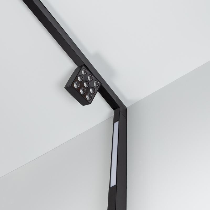Unión en L Vertical para Carril Magnético Superficie 20mm