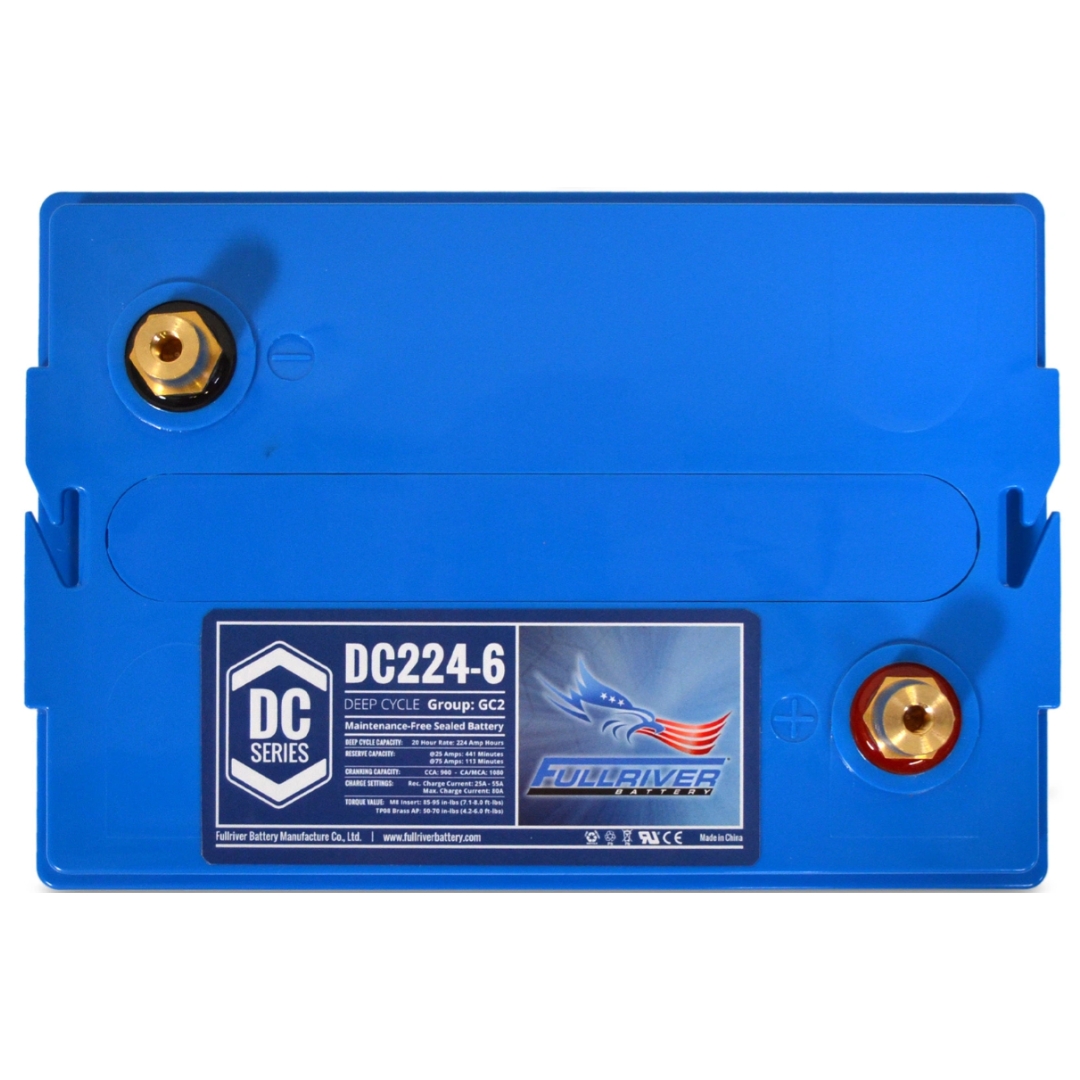 Batería 6v AGM Solar 224Ah C20 Monobloc Fullriver DC224-6