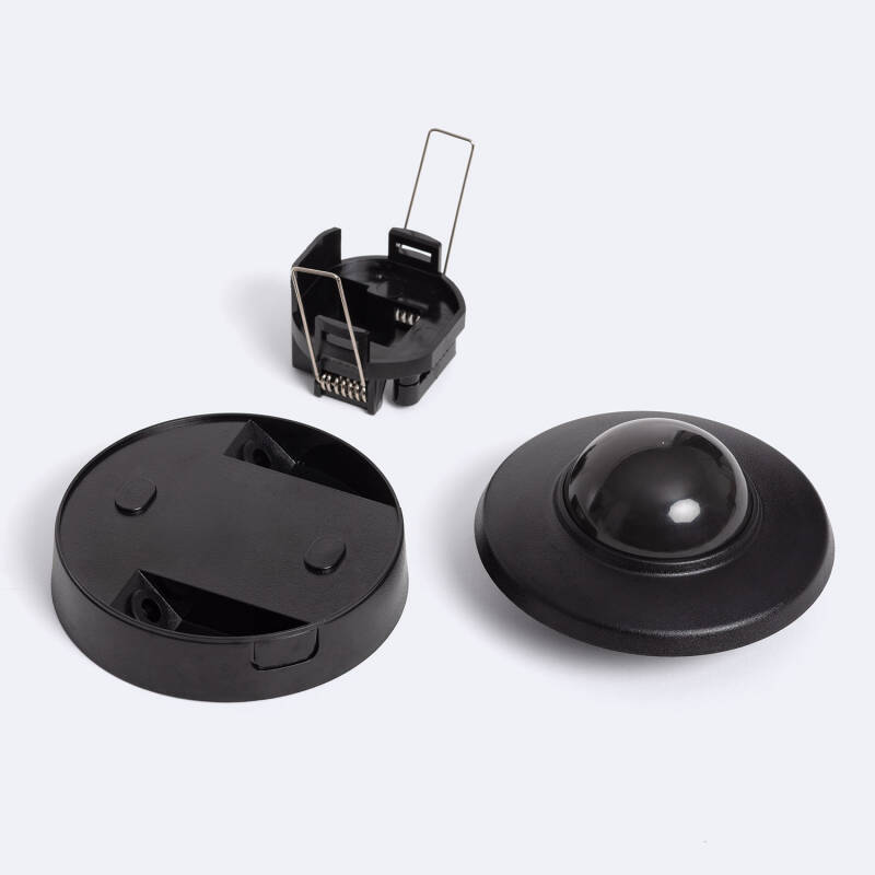 Sensor de Movimiento PIR Crepuscular 360º de Superficie/Empotrable Exterior IP54 Especial Pasillos