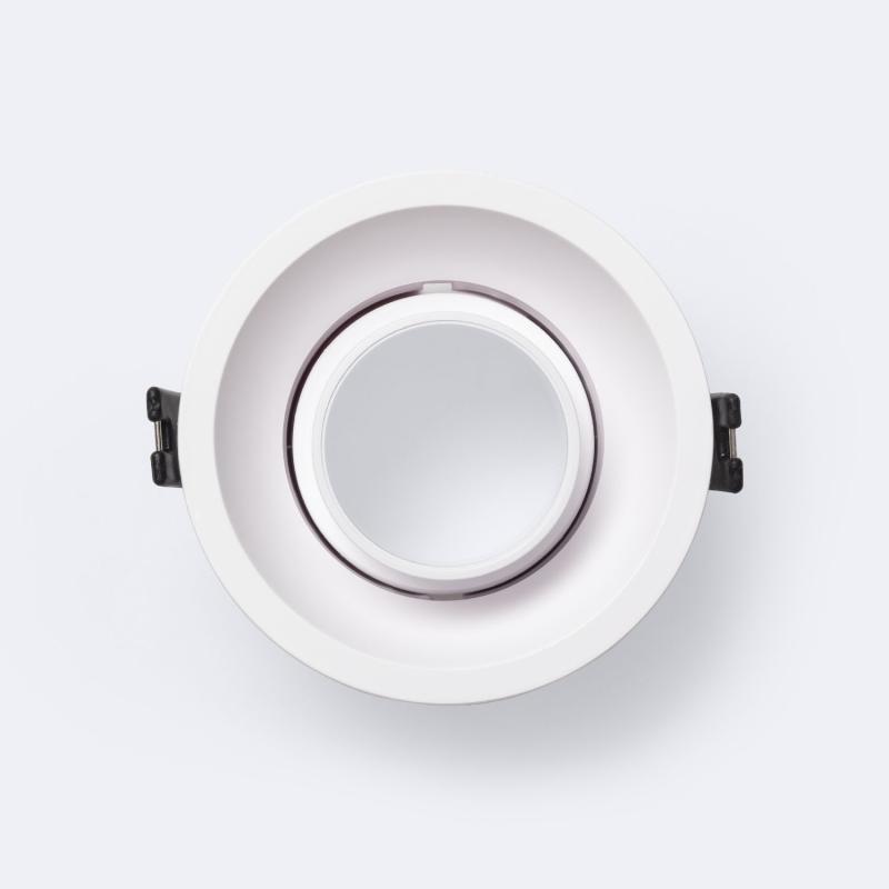 Aro Downlight Cónico Basculante Bajo UGR para Bombilla LED GU10 / GU5.3 Corte Ø85 mm Suefix
