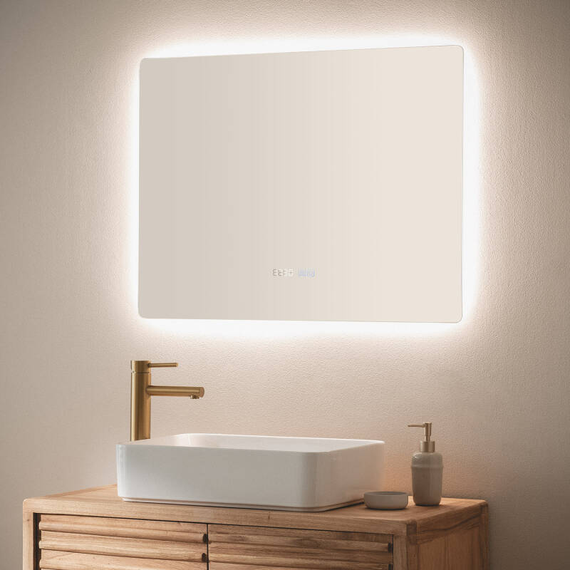 Espejo Baño con Luz LED y Antivaho 60x80 cm Sarakiniko