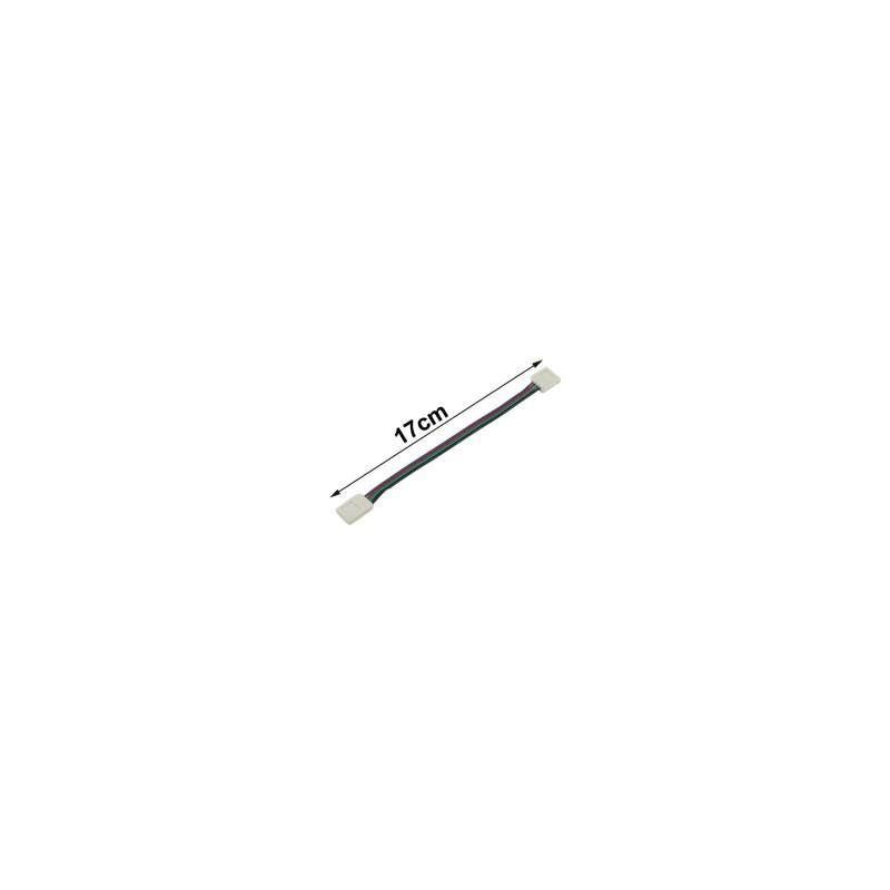 Cable Doble Conector Rápido Tira LED 12/24V RGB 10mm