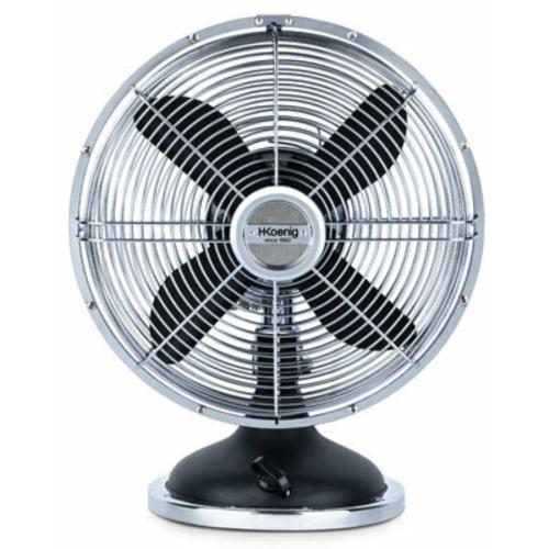 Ventilador de Mesa Silencioso 33W Negro Hkoenig