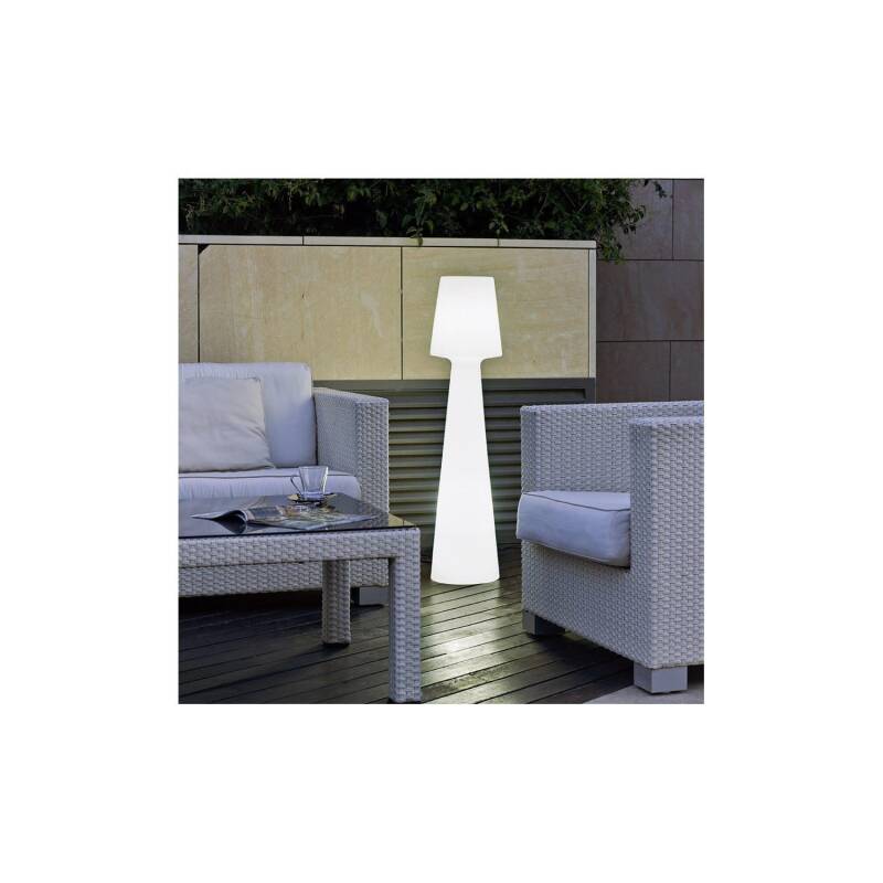Lámpara de Pie Exterior LED RGBW 12W Lola 110 Battery