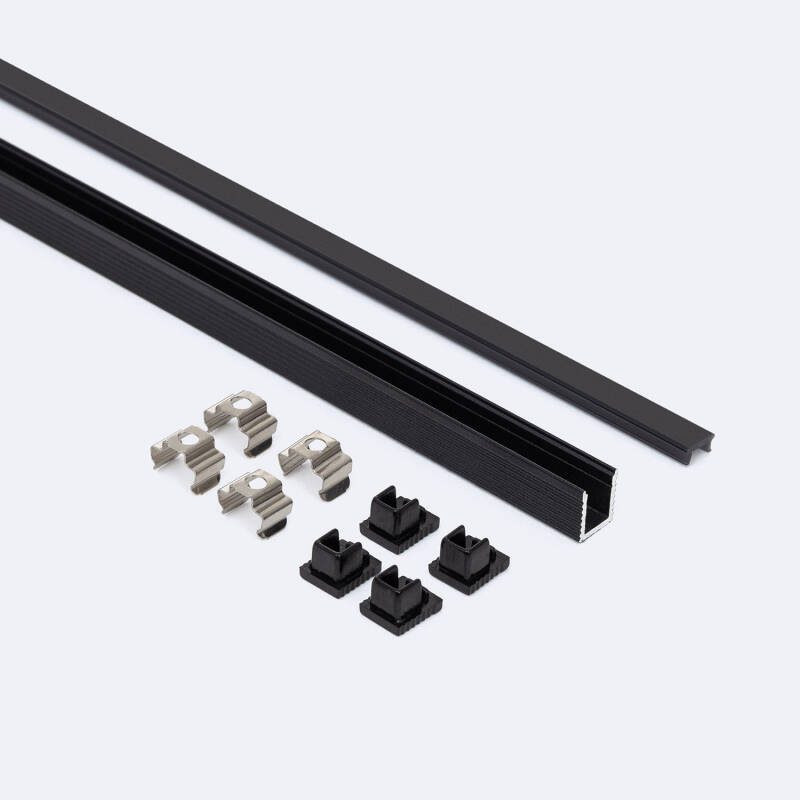 Perfil Aluminio Superficie Mini para Tira LED hasta 6 mm