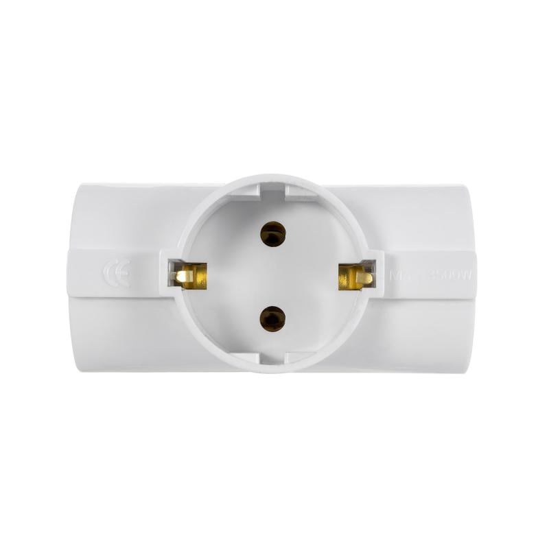 Base Múltiple 3 Enchufes Tipo F Schuko Cruz