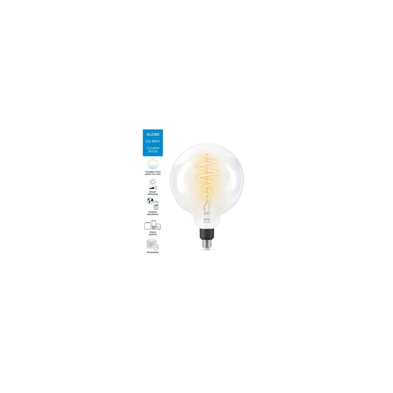 Bombilla Filamento LED E27 6.7W 470 lm G200 WiFi + Bluetooth Regulable CCT Seleccionable WIZ