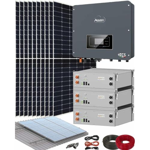 Kit Instalación de Placas Solares con 3 Baterías Suntaic 5kWh