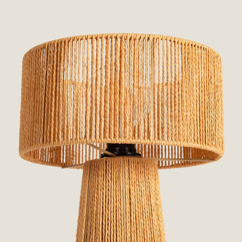 Lámpara de Mesa Papel Trenzado Kala Lilium
