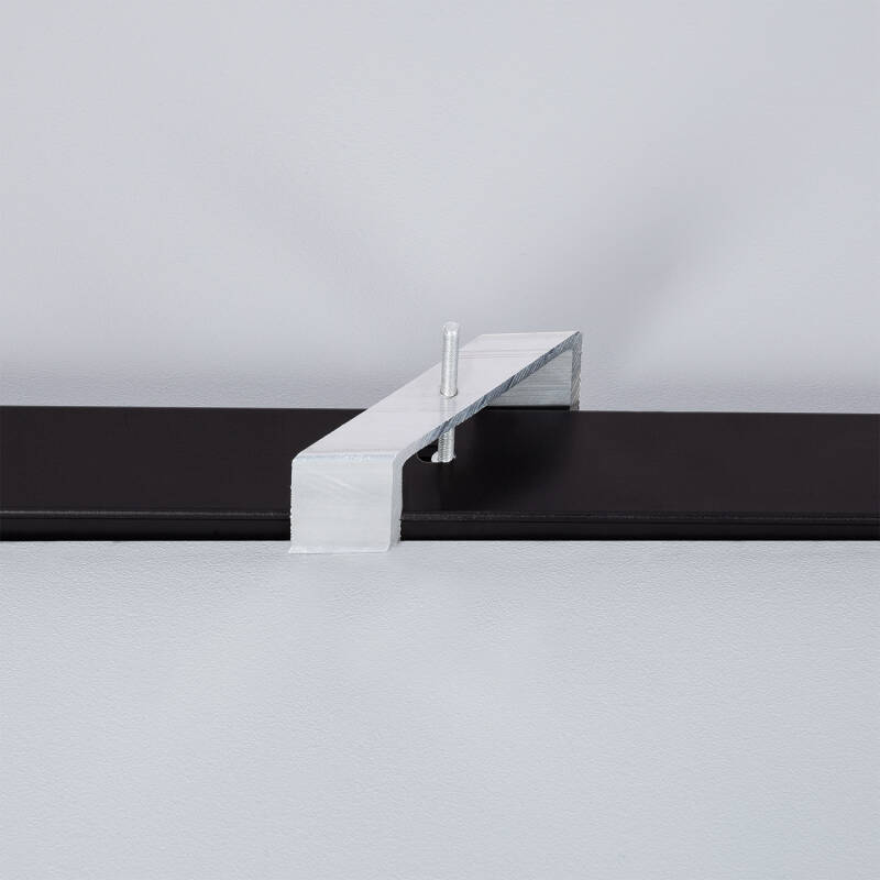 Carril Trifásico Empotrable Aluminio para Focos LED 1 Metro