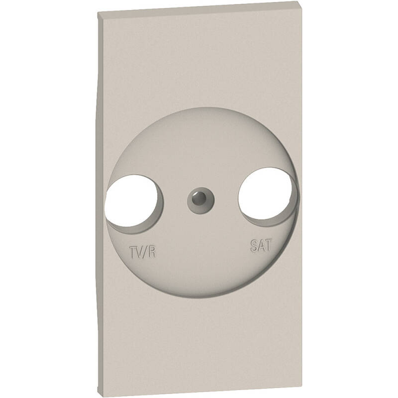 Frontal Adaptador Universal Base TV/R-SAT 2 Módulos BTicino Living Now K_4212