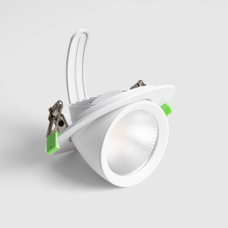 Downlight LED 38W Circular Direccionable Chip OSRAM 120 lm/W LIFUD Corte Ø 160 mm