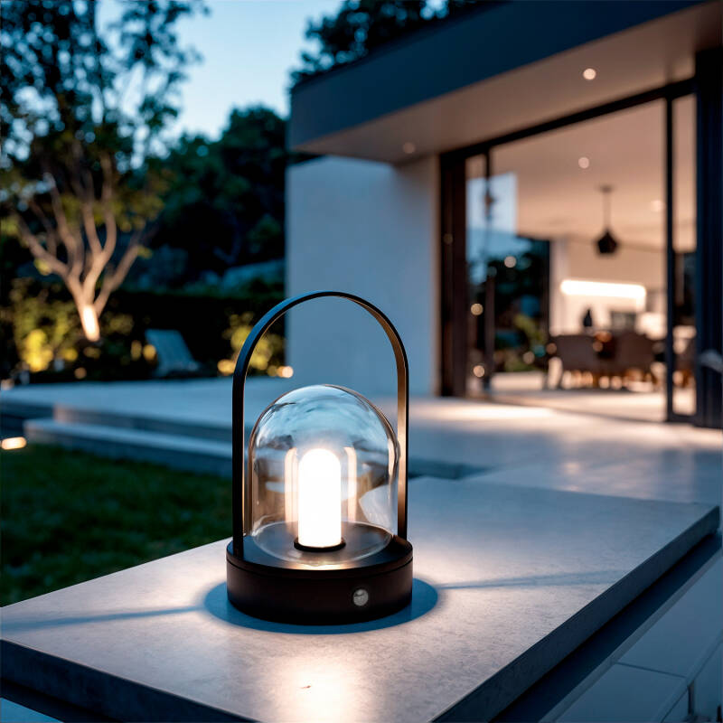 Lámpara de Mesa LED Portátil con Batería USB Recargable Olena