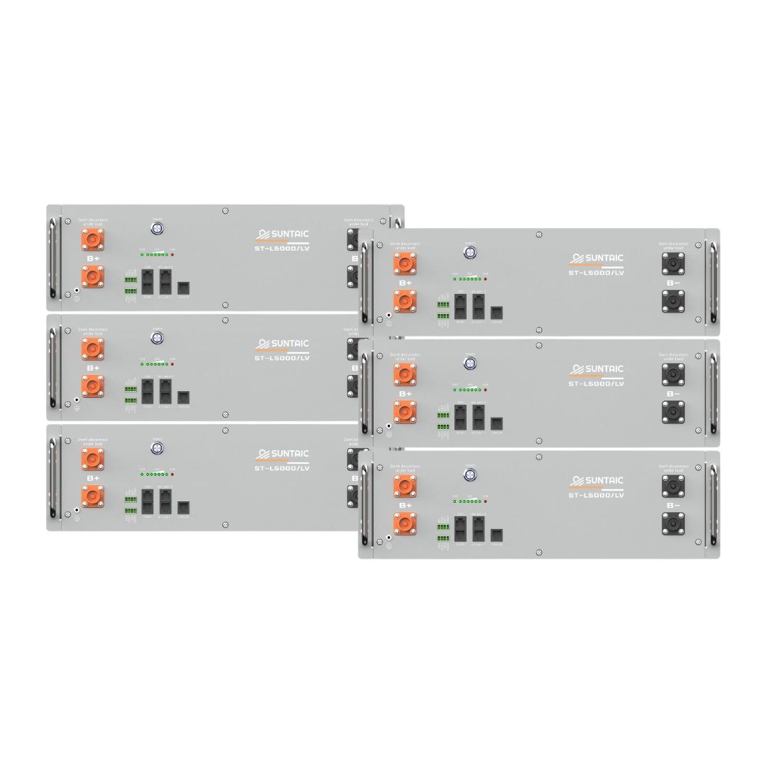 Pack 6 unidades de Baterías Autoconsumo de Litio Suntaic ST-L5000/LV 48V