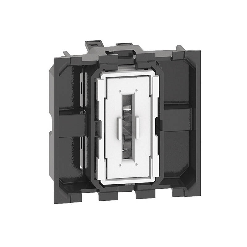 Mecanismo Interruptor Simple 2 Módulos 10AX BTicino Living Now K4001M2A