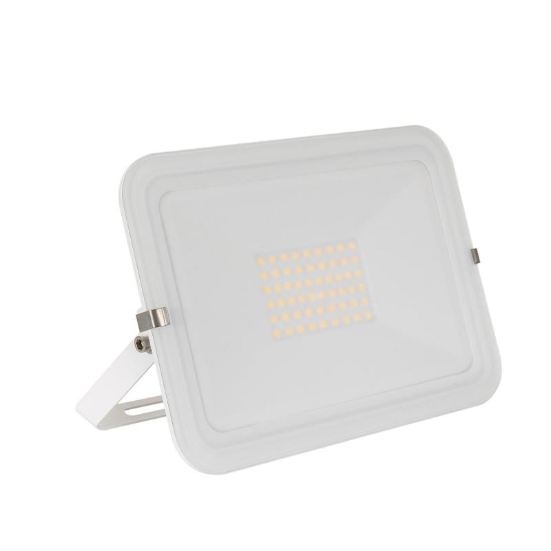 Foco Proyector LED 50W 120 lm/W IP65 Slim Cristal Blanco Blanco Cálido 3000K
