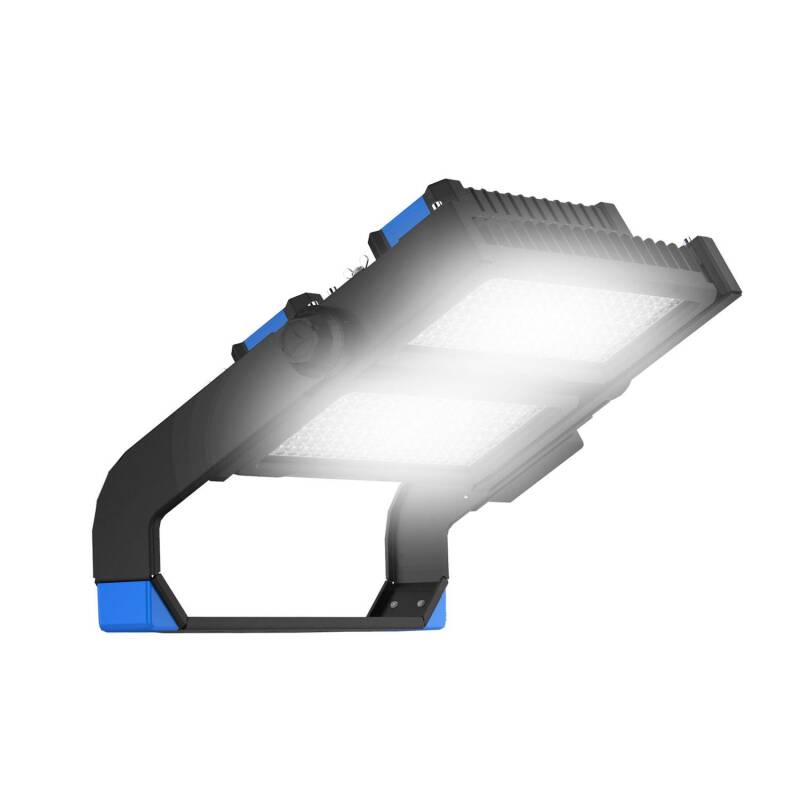Foco Proyector LED 600W Stadium Profesional LUMILEDS 170lm/W IP66 Regulable DMX Blanco Frío 5000K Óptica Asimétrica 150ºx60º