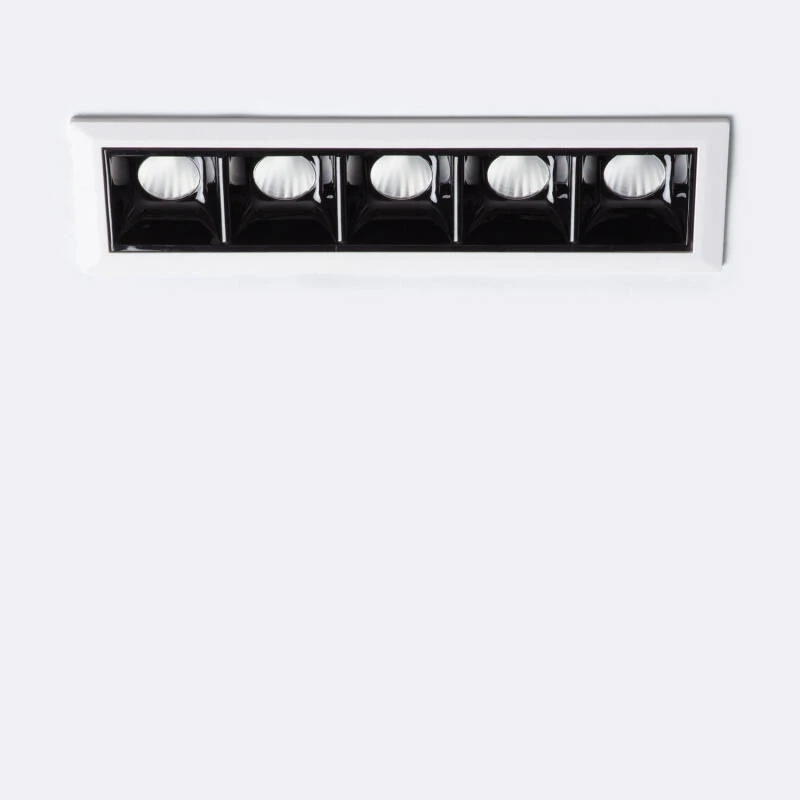 Foco Lineal LED 7W Empotrable Optic CRI90 Corte 140x35 mm Design