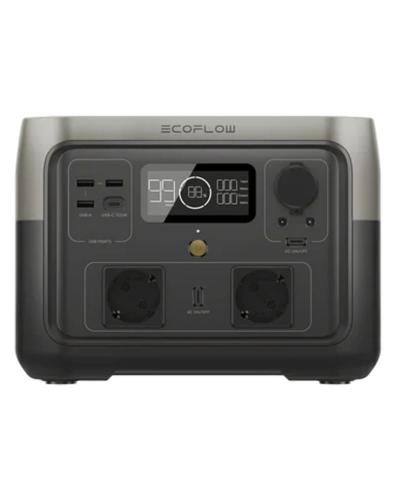 Kit Solar Portátil Aislada 160 W Ecoflow con Estación de Energía 500W 512Wh