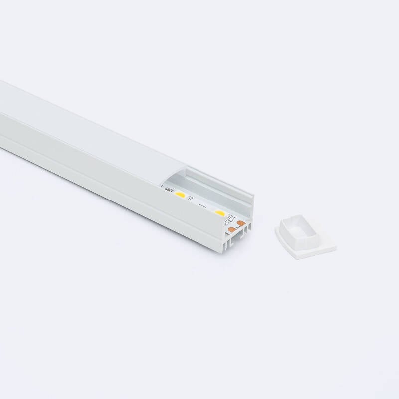Perfil Aluminio Superficie para Tira LED hasta 13 mm