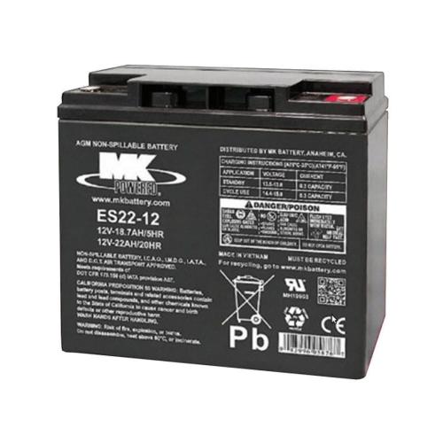 Batería AGM 22Ah 12V MK Powered