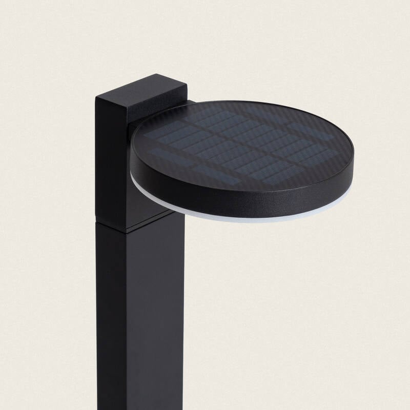 Baliza de Pie Exterior Solar LED 5W 50cm Aluminio con Sensor de Movimiento Aris