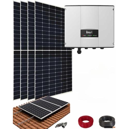 Kit Solar para Depuradora de Piscina sin Bomba con 4 Paneles Solares