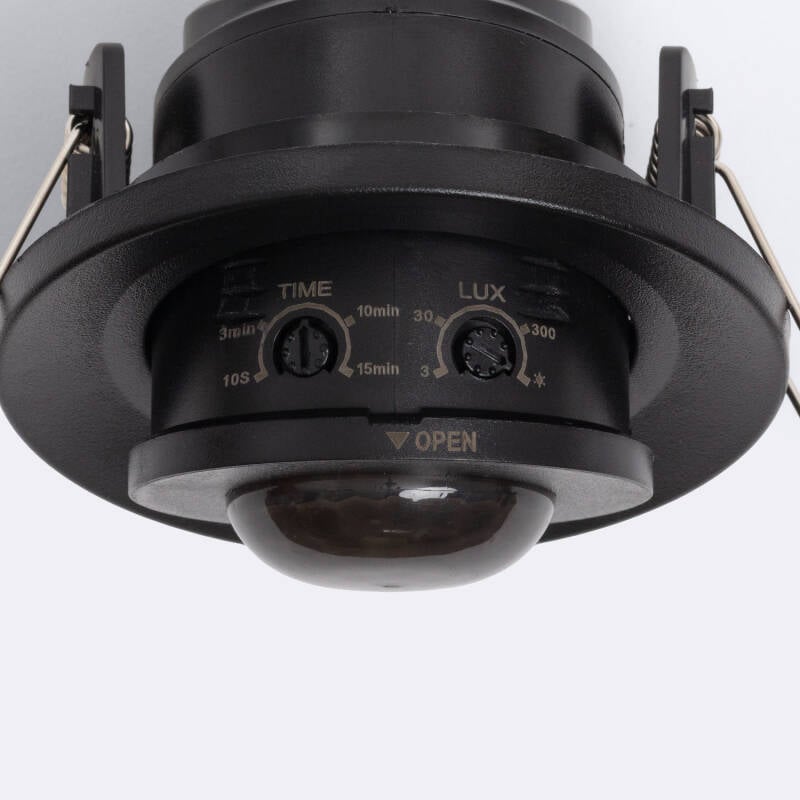 Sensor de Movimiento PIR Empotrable 360º Direccionable