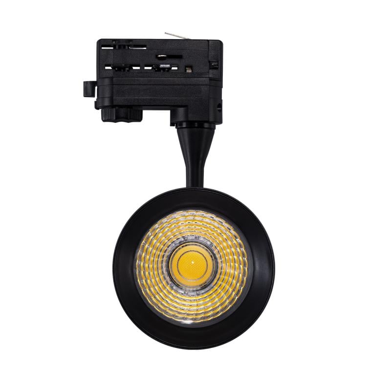 Foco Carril LED Trifásico 30W Vulcan Negro