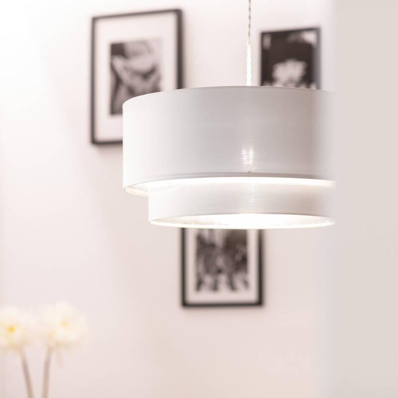 Lámpara Colgante Textil Reflect Duo