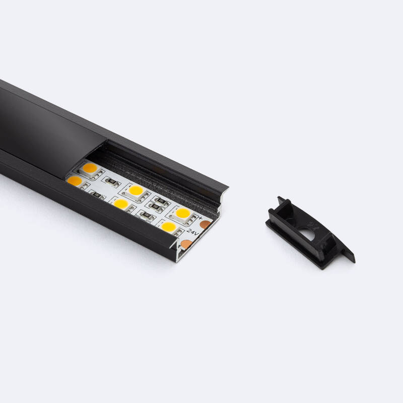 Perfil Aluminio Empotrable para Tira LED hasta 18 mm