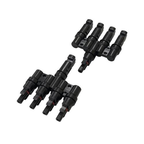 Conectores 4 Placas Solares Paralelo FV Rígido