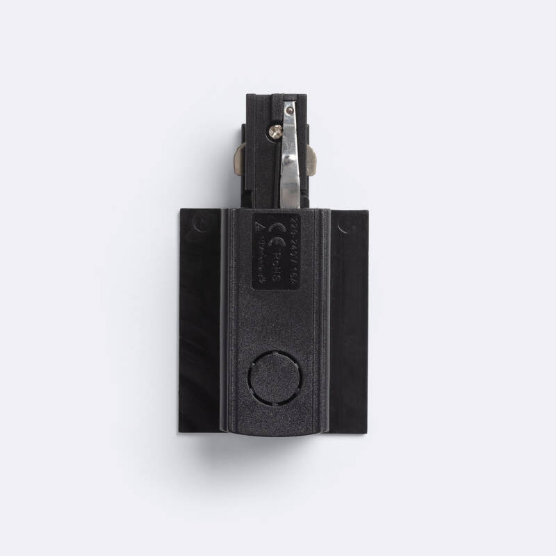 Conector 'Left Side' Trifásico a Red para Carril Empotrable Aluminio