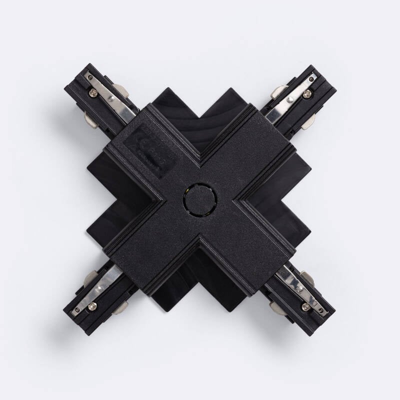 Conector Tipo X para Carril Trifásico Empotrable Aluminio