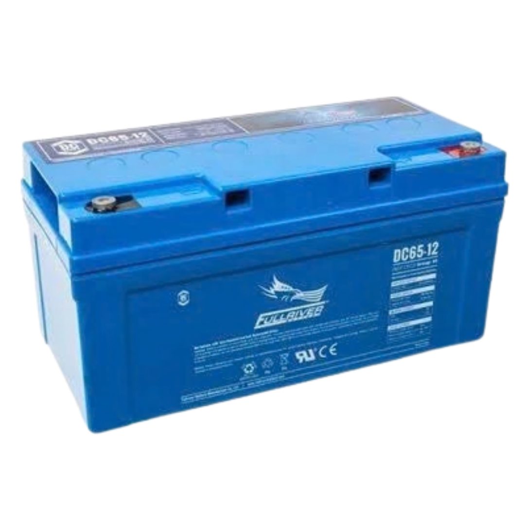 Batería 12V AGM Solar 65Ah C20 Monobloc Fullriver DC65-12A