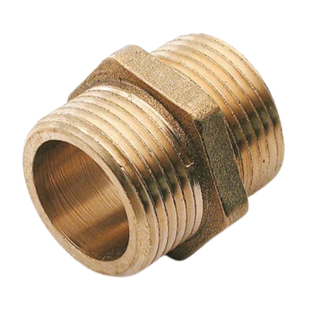 Doble rosca latón 1´´ MM