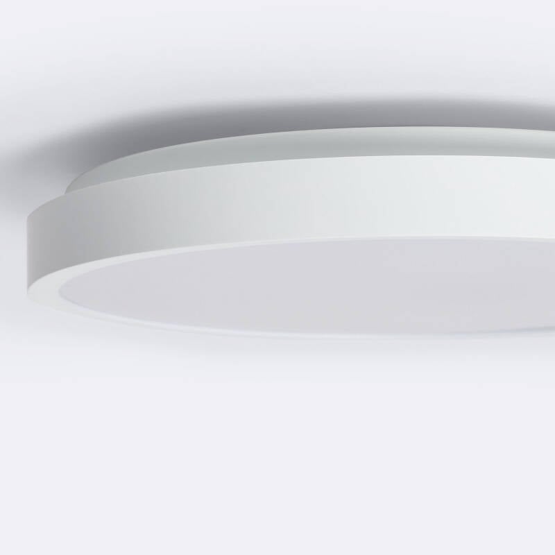 Plafón LED para Exterior 18W Circular con Detector de Movimiento Radar con Mando Ø300 mm