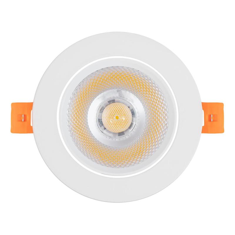 Foco Downlight LED 12W Circular Regulable COB CRI90 Corte Ø 90 mm