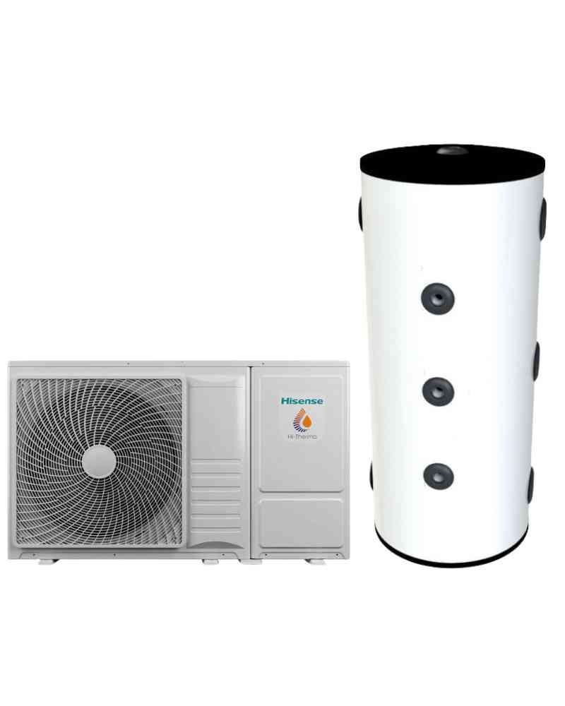Kit Aerotermia Monobloc 4,4 kW Hisense Hi-Therma para ACS 80 litros