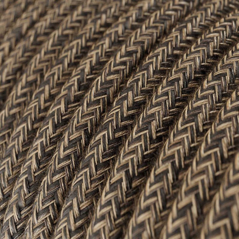 Lámpara Colgante Textil y Madera Spider Creative-Cables SPL114RN06DCGL