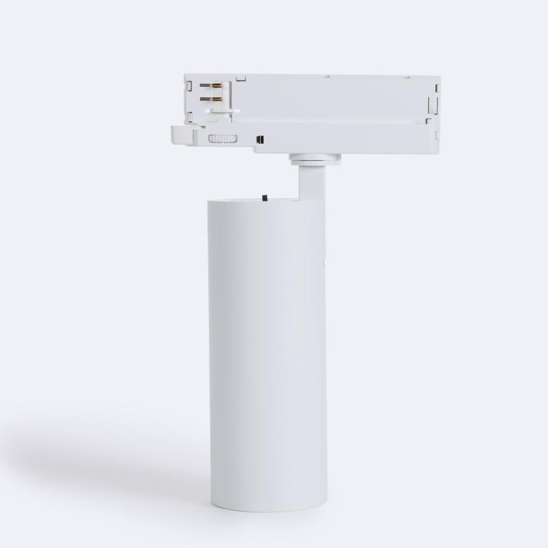 Foco Carril LED Trifásico 30W Carlo CCT Seleccionable Blanco