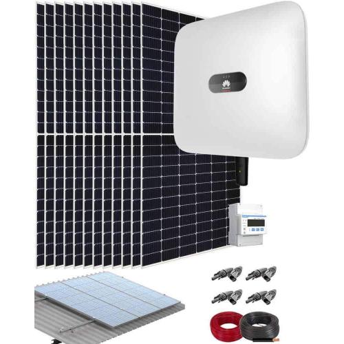 Kit Instalación de Placas Solares Trifásico Huawei 8000W 16500kWhaño