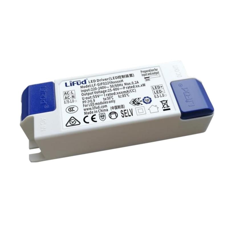 Driver LIFUD 220-240V Salida 25-40V 450mA DC 18W LF-GIF018YS0450H