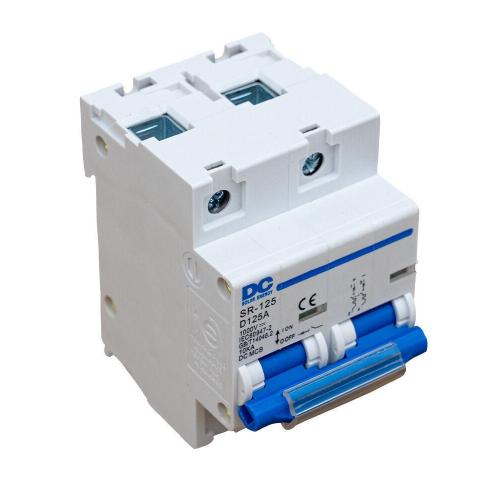 Magnetotérmico 125A 2P 1000V DC Corriente Continua