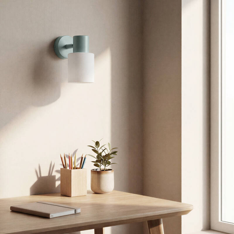 Aplique de Pared Orientable Metal y Cristal Zion