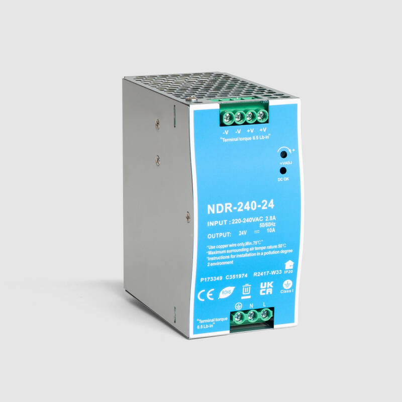 Fuente de Alimentación 24V DC para Carril DIN