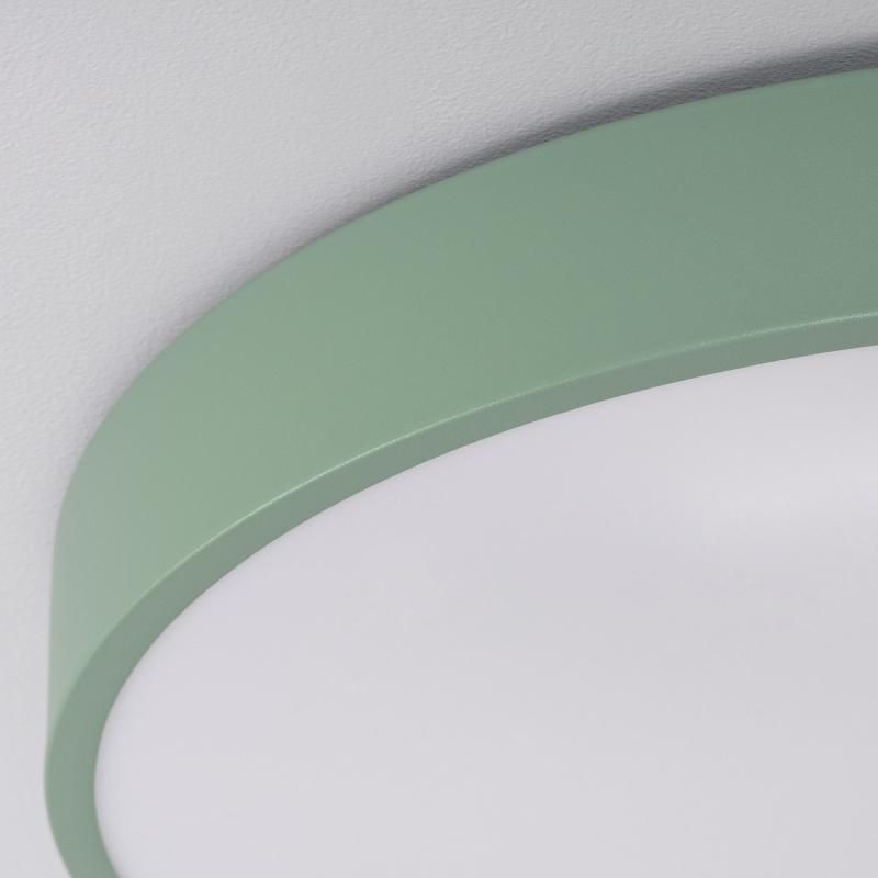 Plafón LED 24W Circular Metal Ø400 mm CCT Seleccionable Iris