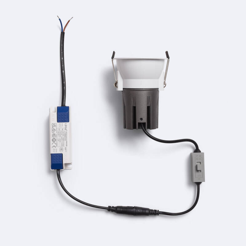 Foco Downlight LED 5W / 7W Cónico Areni Corte Ø 65 mm