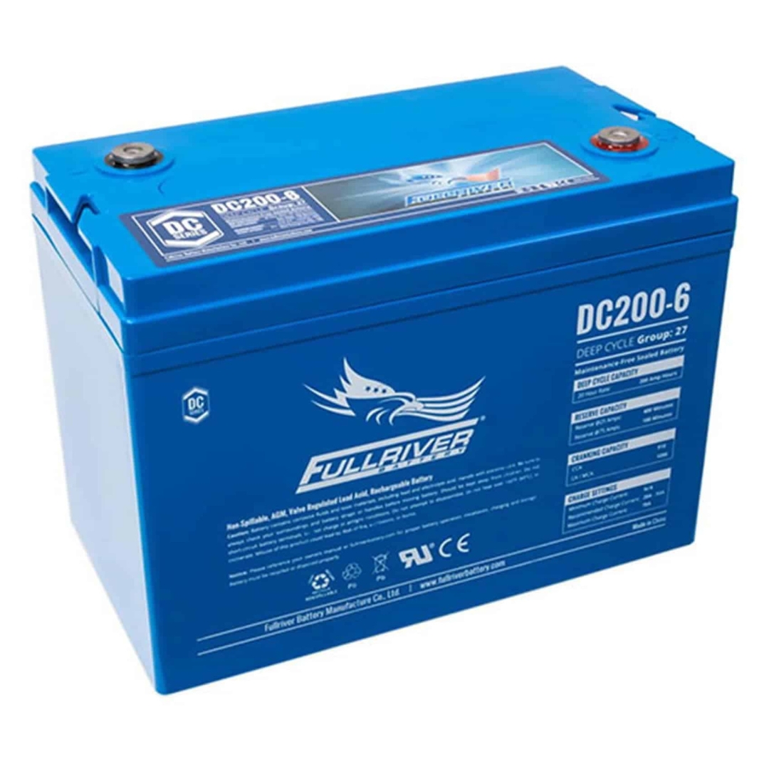 Batería 6v AGM Solar 200Ah C20 Monobloc Fullriver DC200-6